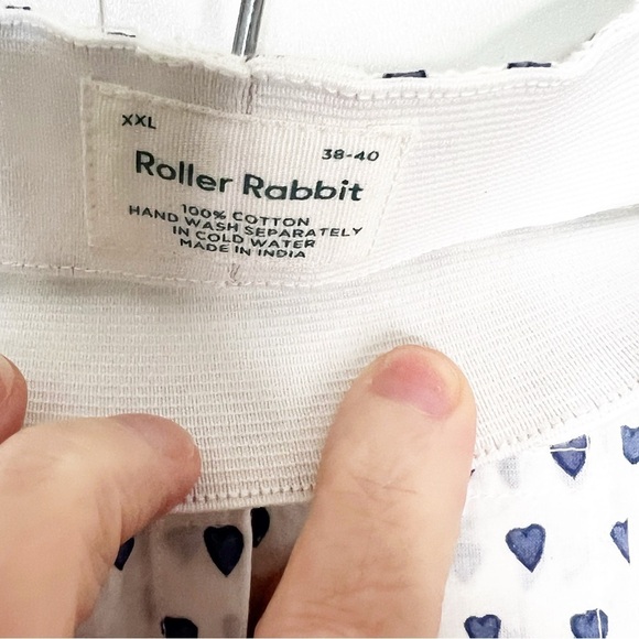 Roller Rabbit Heart Boxer Pajama Shorts - Picture 3 of 3